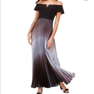 Off the shoulder ombré gown